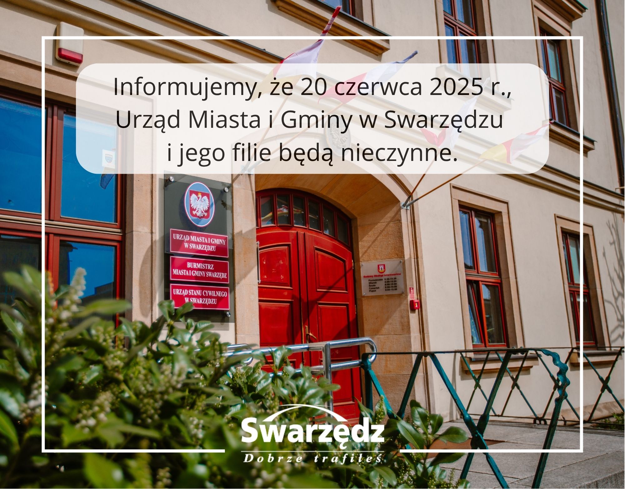 urzd nieczynny 20 czerwca 2025 r.